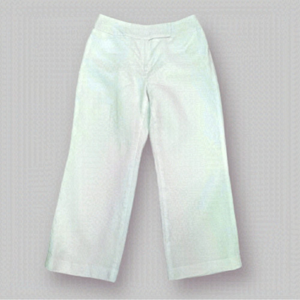TALBOTS Linen Wide Leg Pants Size 6